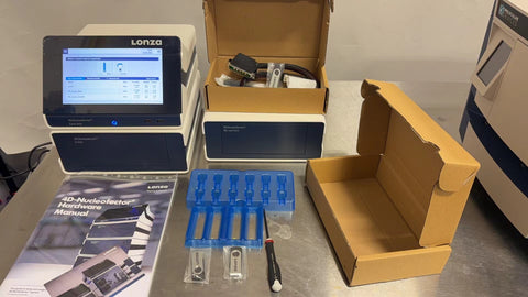 Lonza 4D-Nucleofector System – Core Unit + X Unit + 96-Well Unit