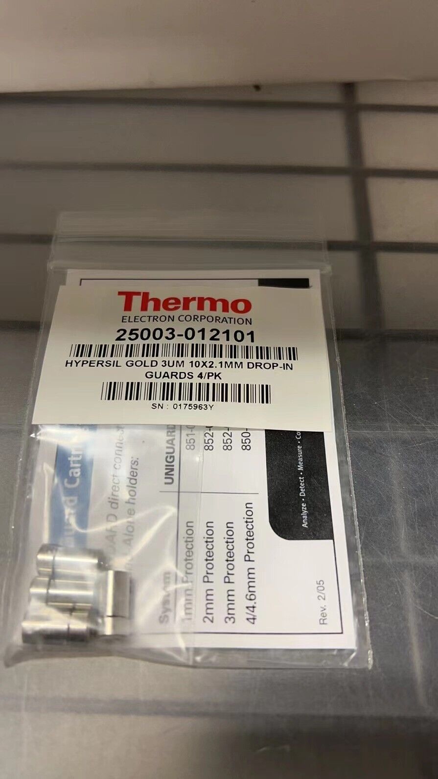 Thermo Scientific Hypersil GOLD™ C18 Selectivity HPLC Columns, 25003-012101, new