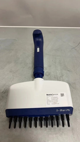 RAININ PIPET-LITE L-20 XLS 2-20ul LTS MULTI 12 Channel with WARRANTY