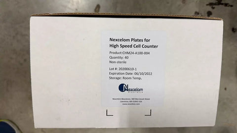 Nexcelom plates for high speed cell counter, 40 plates/Cs