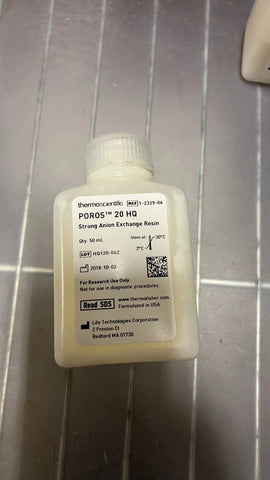 Thermo Scientific 1232906 POROS™ 20 HQ Strong Anion Exchange Resin, 50ml
