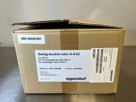 Eppendorf A-4-62 Swing Bucket Rotor with Buckets and Adapters