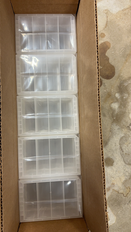 (25/Pk) AGILENT 4-Column Reagent Reservoirs 73mL 292mL Max Pyramid 201308-100, New-Open Box