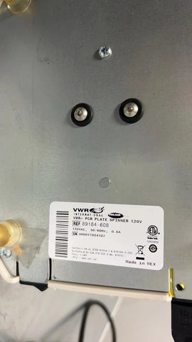 VWR Model 89184-608 PCR Dual Plate laboratory Spinner 120V, Tested