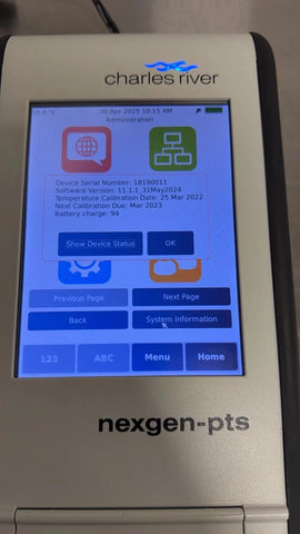Share Charles River Endosafe nexgen-PTS PTS150 portable test system