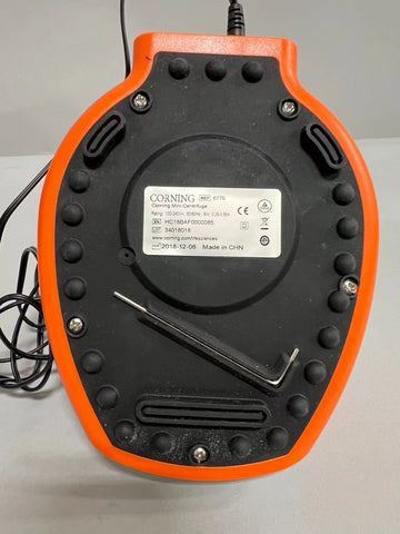 Corning REF 6770 Mini Centrifuge w/ Power Supply, USED
