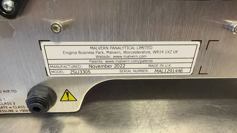 Malvern Zetasizer Ultra , Model ZSU3305  -  2022