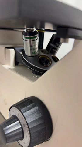Carl Zeiss Invertoskop Inverted Phase Contrast Microscope with 3 objectives, USED
