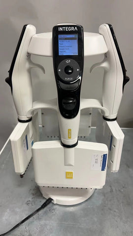 Set of 4 Integra Viaflo 12 Channel Pipettes & Stand 12.5, 125, 125, & 1250 uL