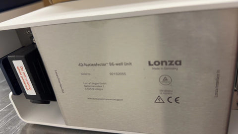 Lonza 4D-Nucleofector System – Core Unit + X Unit + 96-Well Unit