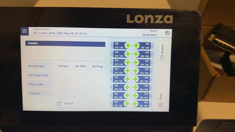 Lonza 4D-Nucleofector System – Core Unit + X Unit + 96-Well Unit