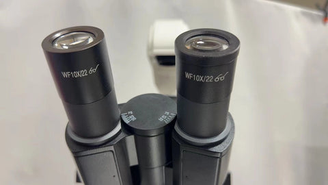 Jenco Binocular Inverted Compound Microscope with 10X / 20X / 40X Objectives, USED