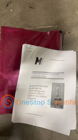 Millipore QuikScale 250 x 550 Chromatography Column, USED