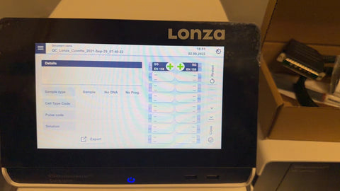 Lonza 4D-Nucleofector System – Core Unit + X Unit + 96-Well Unit