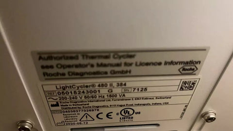 2020 Roche LightCycler 480 II / 384 LED Real-time PCR Thermal Cycler System