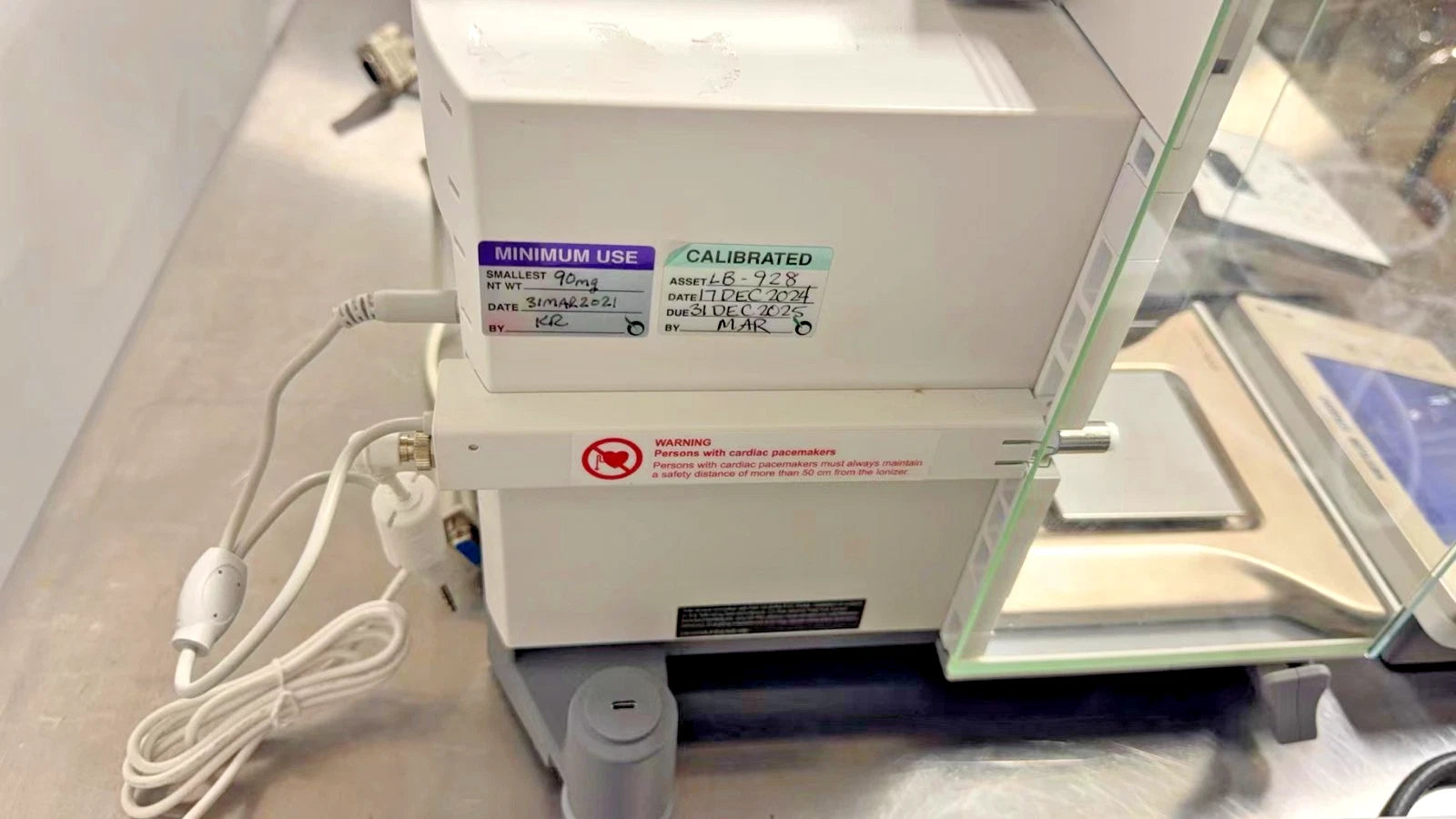 Mettler Toledo XPE504 Balance, 220g/0.1mg, High Voltage Power, printer