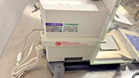 Mettler Toledo XPE504 Balance, 220g/0.1mg, High Voltage Power, printer
