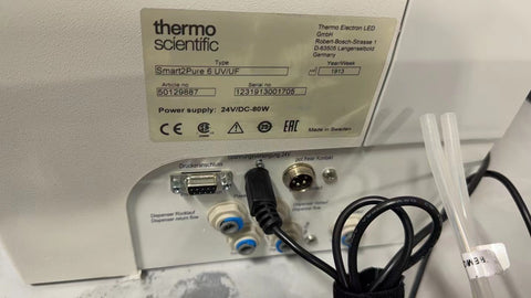 Thermo Scientific Smart2Pure 6 UV/UF Water Purification System with accessories