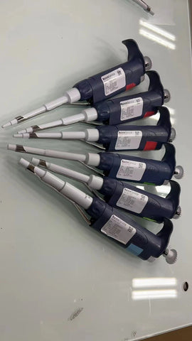 6x Rainin Pipet-Lite LTS Single Pipette Set L1000, L200, L100, L20, L10, L2 ul
