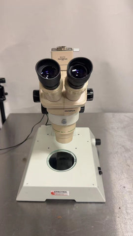 Olympus SZ11 Stereo Microscope w/ SZX-ILLK100 Base & Nanodyne T2P1