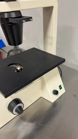 Carl Zeiss Invertoskop Inverted Phase Contrast Microscope with 3 objectives