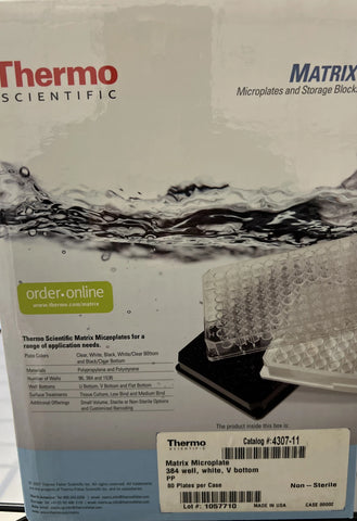 thermo scientific Matrix Microplate 384 well #4307-11 80 plates/case