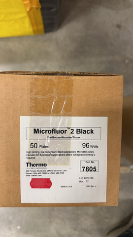 Thermo Scientific 7805 Black 96-Well Immuno Plates, 50/Cs