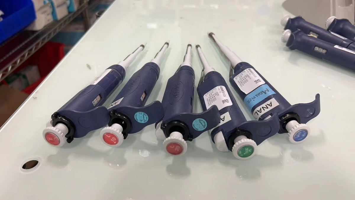 5x Rainin Pipet-Lite LTS Single Pipette Set | L1000, L200, L20, L10, L2 uL