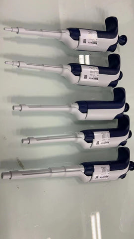 Set of 5 Rainin Pipet Lite XLS LTS pipette L2 20 100 200 1000 Tested