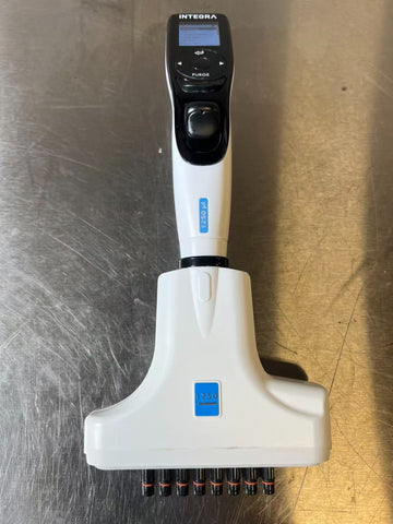 Integra VIAFLO 8 Channel Electronic adjustable Pipette 1250 ul W/ charger
