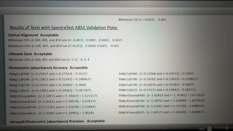 Molecular Devices SpectraMax M5e Multi-Mode Microplate Reader - Calibrated