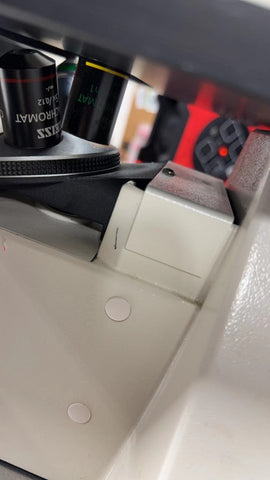 Carl Zeiss Invertoskop Inverted Phase Contrast Microscope with 3 objectives