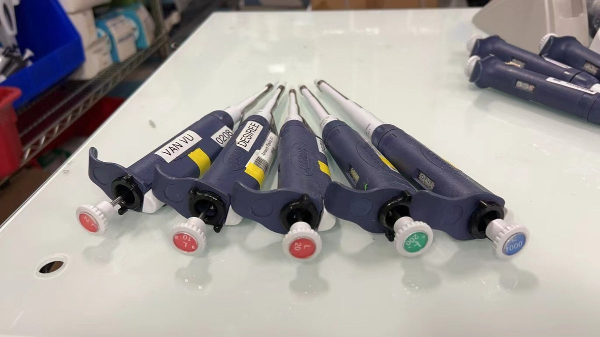 5x Rainin Pipet-Lite LTS Single Pipette Set | L1000, L200, L20, L10, L2 uL