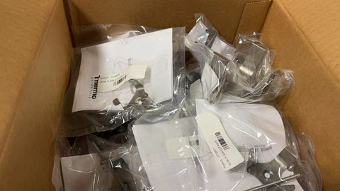Lot of 18 Thermo Scientific Flask Clip Assembly in Assorted Sizes