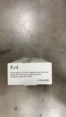 Sealed! Unchained Labs 501-1067 10KDa regenerated cellulose