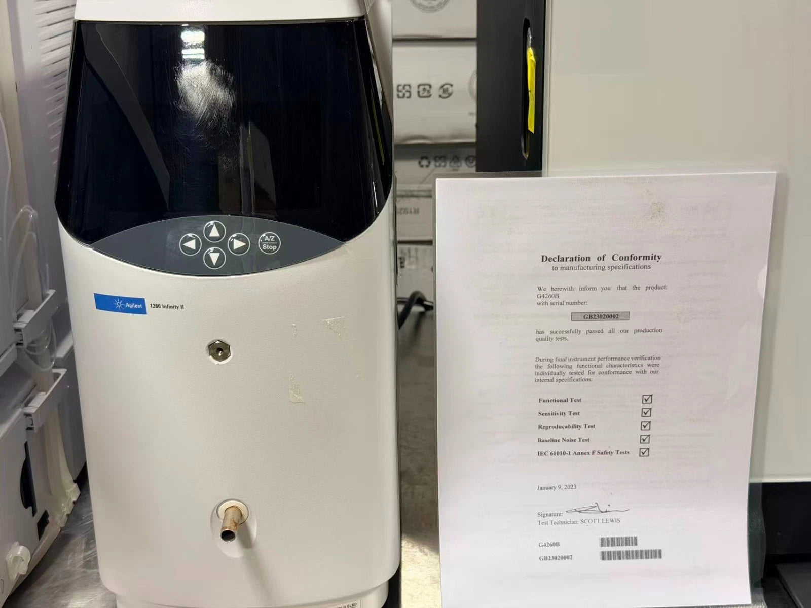 2023 Agilent G4260B 1260 Infinity II Evaporative Light Scatter ELSD