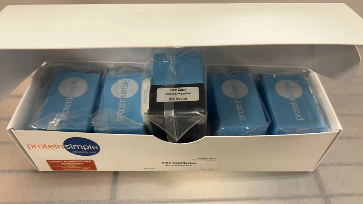 ProteinSimple Capillary Boxes for Size based Separation in Peggy Sue/Sally Sue