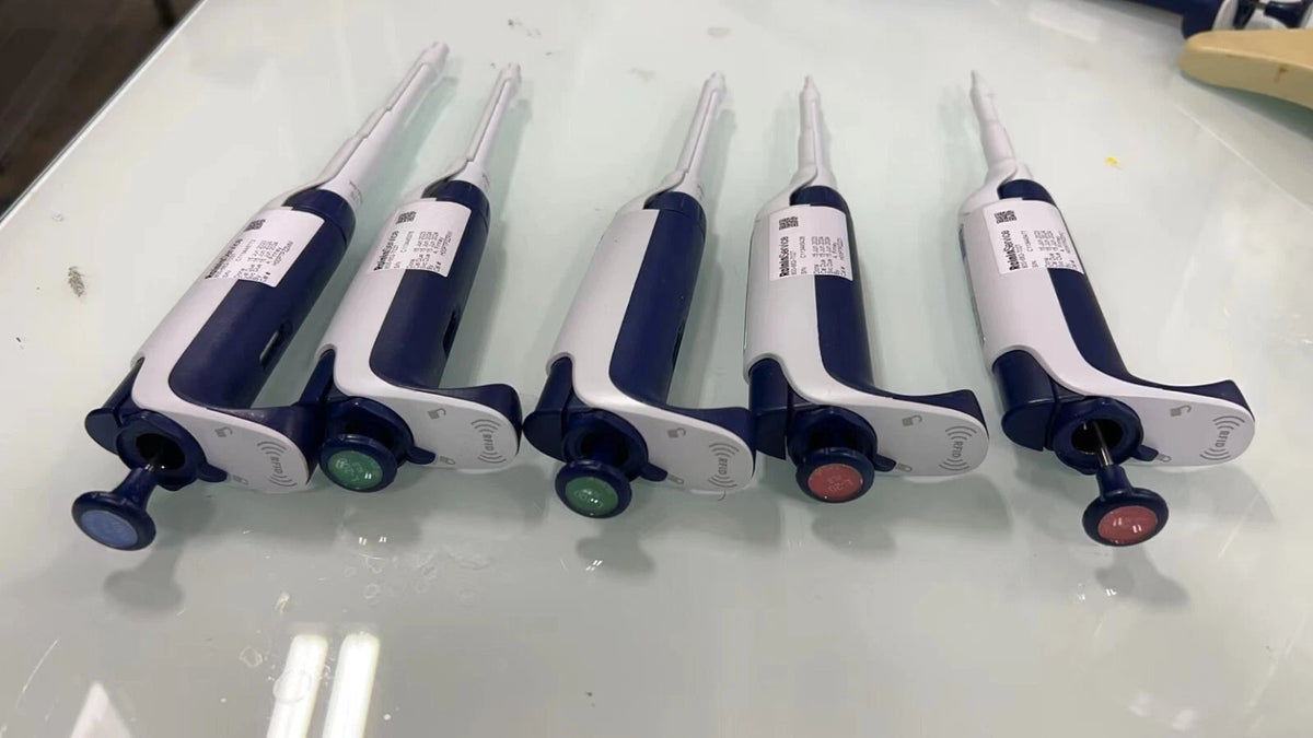Set of 5 Rainin Pipet Lite XLS LTS pipette L2 20 100 200 1000 Tested