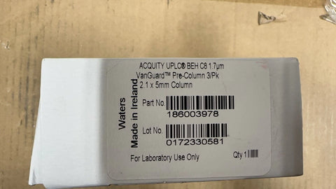 Waters 1860003978 ACQUITY UPLC BEH C8 VanGuard Pre-column, 1.7 µm, 2.1 mm X 5 mm