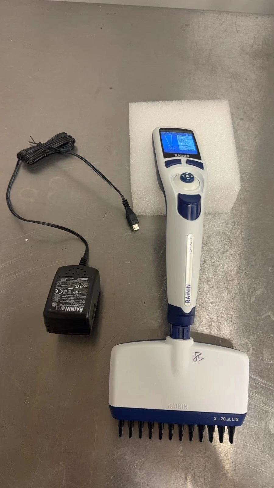 Rainin Electronic Pipette E4 XLS 12 Channel Multichannel 2-20 ul LTS