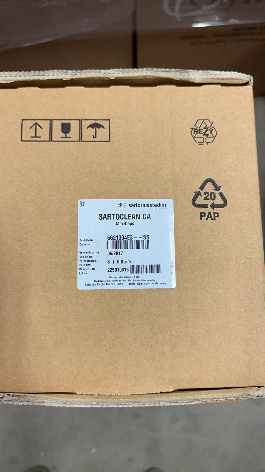 SARTORIUS 5621304E3--SS 3 + 0.8 µm SARTOCLEAN CA MAXICAP FILTER