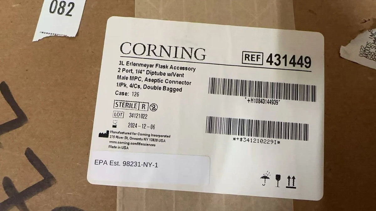 Corning 431449 Transfer Cap 70 mm Dia Erlenmeyer Flask, 3L, 4/Case