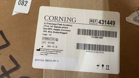Corning 431449 Transfer Cap 70 mm Dia Erlenmeyer Flask, 3L, 4/Case