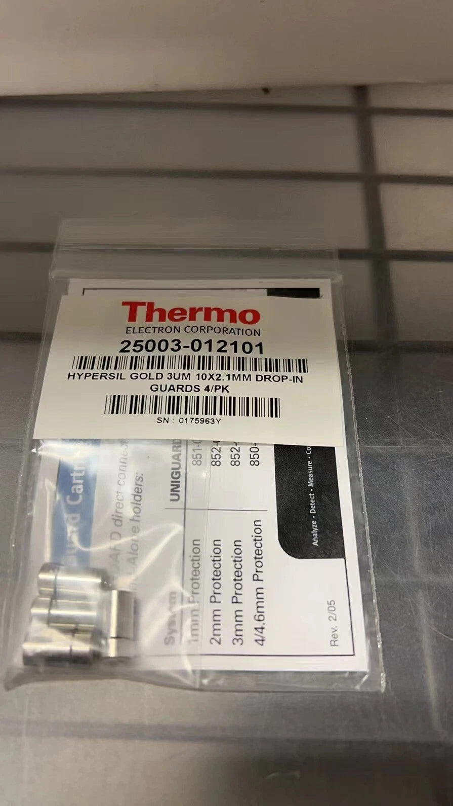 Thermo Scientific Hypersil GOLD™ C18 Selectivity HPLC Columns, 25003-012101