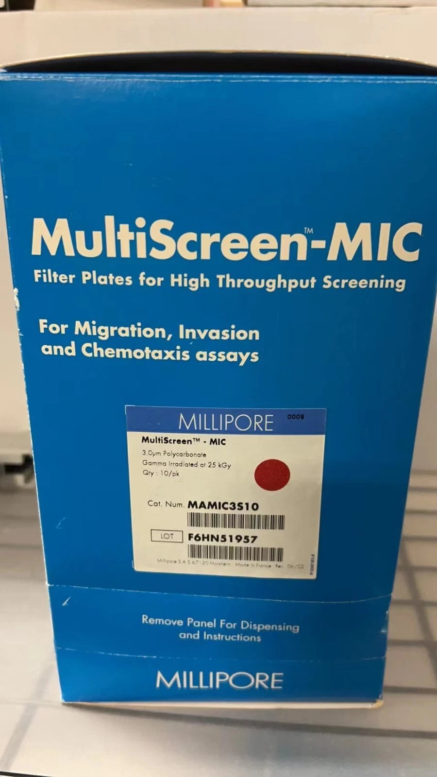 Millipore MAMIC3S10 MultiScreen Migration Invasion and Chemotaxis Filter Plate