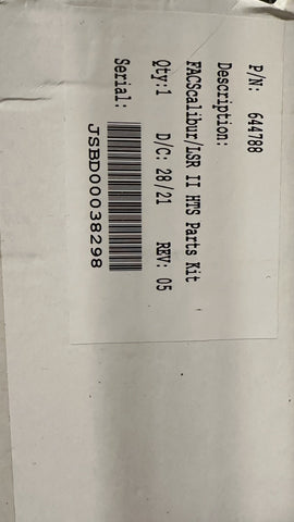BD FACSCalibur HTS Kit Parts Replacement, Catalog No: 644788, LSR II and BD LSRF