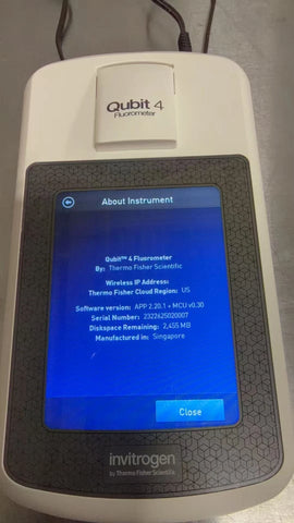 2025 Thermo Invitrogen Qubit 4 DNA RNA Oligo Ion Protein Fluorometer w/warranty