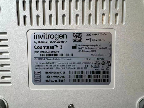 Thermo Invitrogen Countess 3 Automated Cell Counter, 2024