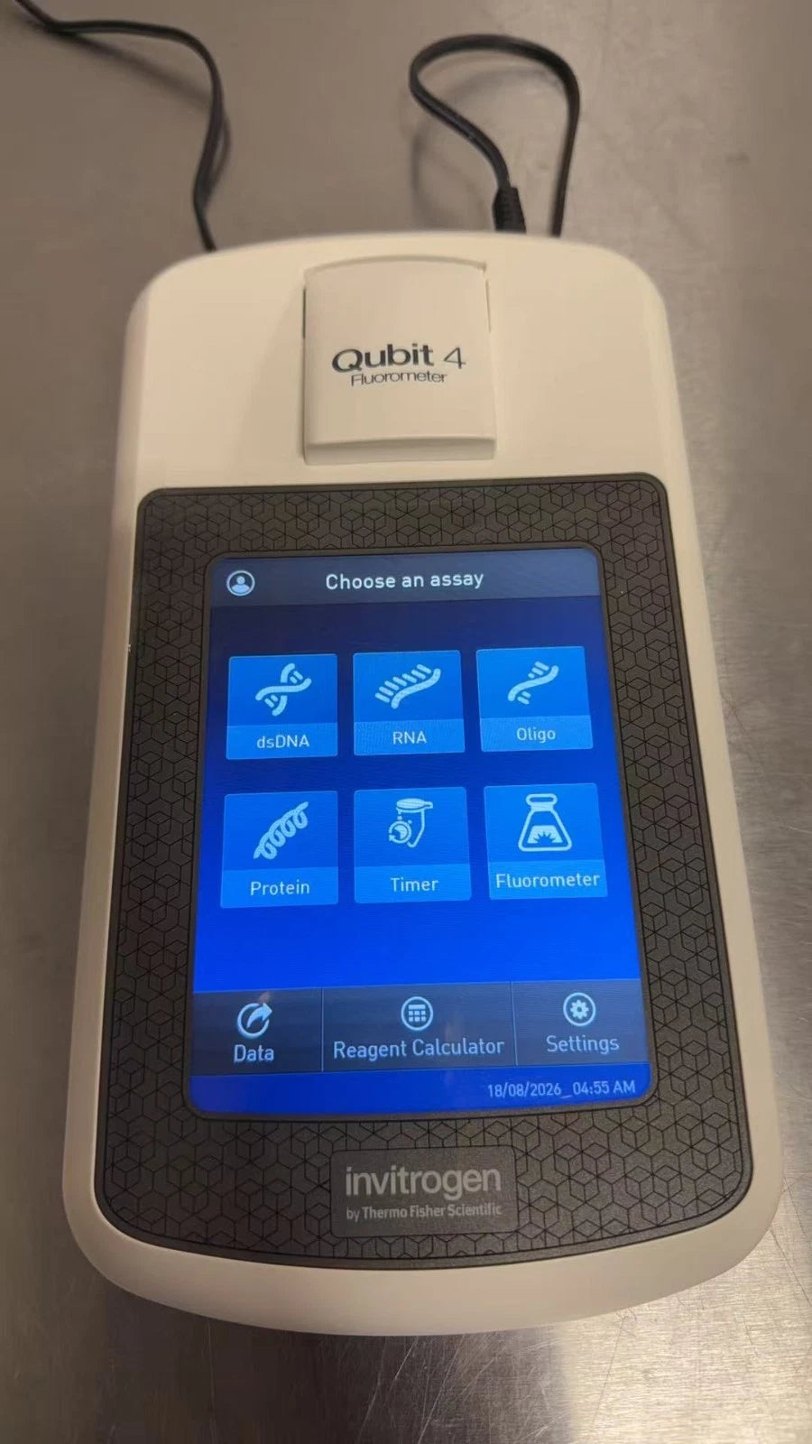 2025 Thermo Invitrogen Qubit 4 DNA RNA Oligo Ion Protein Fluorometer w/warranty