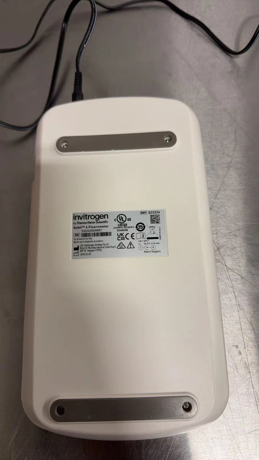 2025 Thermo Invitrogen Qubit 4 DNA RNA Oligo Ion Protein Fluorometer w/warranty